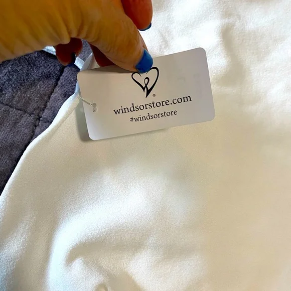 NWT White Strappy Ruffled Dress by Windsor |Size Large - Picture 7 of 13